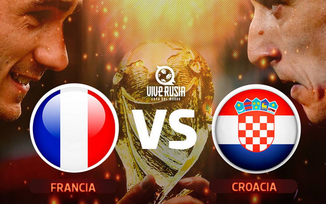 Francia Vs Croacia La Final Del Mundial Rusia 2018 Fifa World Cup 2018 En El Estadio Luzhniki 